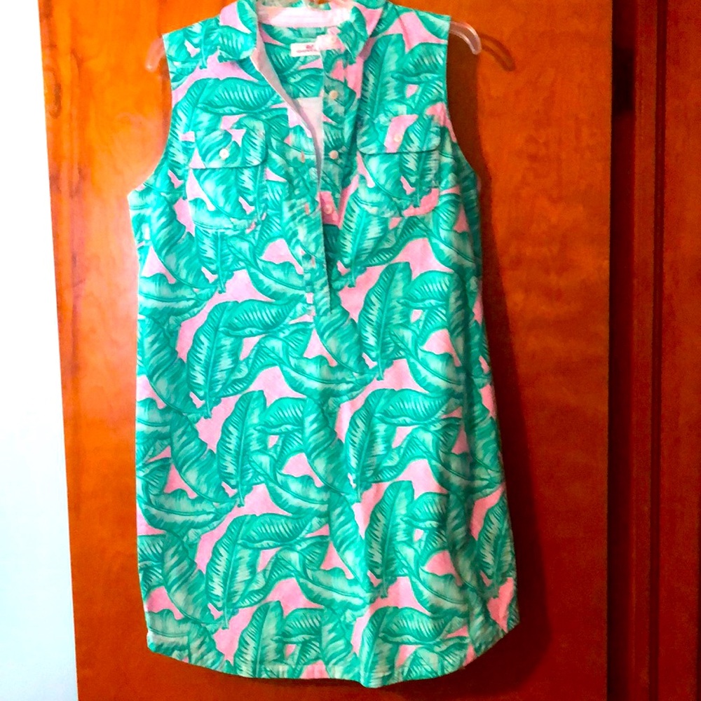 Women’s Vineyard Vines sleeveless shirt dress, size 6